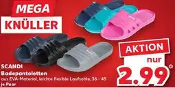 Kaufland SCANDI Badepantoletten Angebot