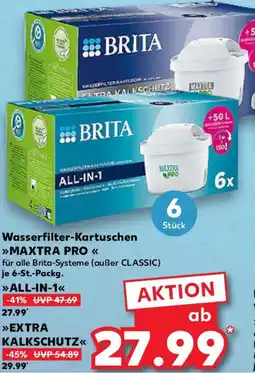 Kaufland BRITA Wasserfilter-Kartuschen MAXTRA PRO Angebot