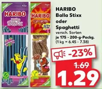 Kaufland HARIBO Balla Stixx oder Spaghetti Angebot