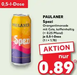 Kaufland PAULANER Spezi Angebot