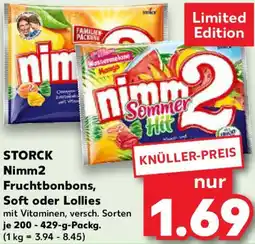 Kaufland STORCK Nimm2 Fruchtbonbons, Soft oder Lollies Angebot