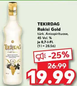 Kaufland TEKIRDAG Rakisi Gold Angebot
