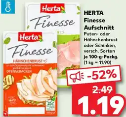 Kaufland HERTA Finesse Aufschnitt Angebot