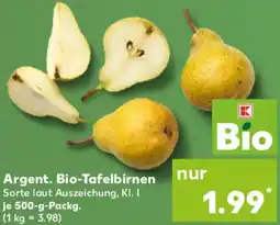 Kaufland Argent. Bio-Tafelbirnen Angebot