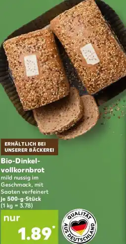 Kaufland Bio-Dinkelvollkornbrot Angebot