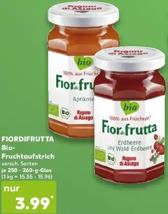 Kaufland FIORDIFRUTTA Bio Fruchtaufstrich Angebot