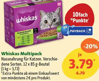 Fressnapf Whiskas Multipack Angebot