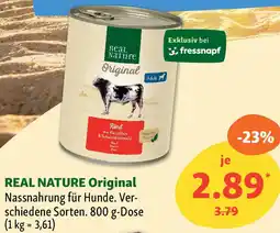Fressnapf REAL NATURE Original Angebot