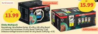 Fressnapf Sheba Multipack Angebot