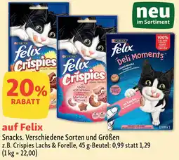 Fressnapf Felix Snacks Angebot