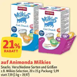 Fressnapf Animonda Milkies Snacks Angebot