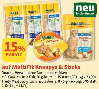 Fressnapf MultiFit Knuspys & Sticks Angebot