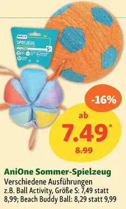 Fressnapf AniOne Sommer-Spielzeug Angebot