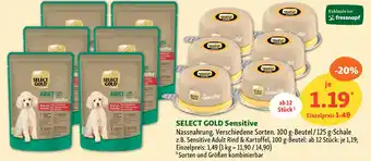 Fressnapf SELECT GOLD Sensitive Angebot