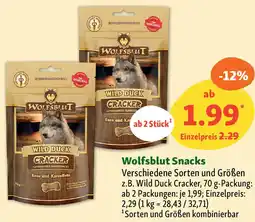 Fressnapf Wolfsblut Snacks Angebot