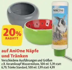 Fressnapf AniOne Näpfe und Tränken Angebot
