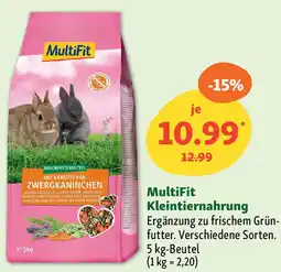 Fressnapf MultiFit Kleintiernahrung Angebot
