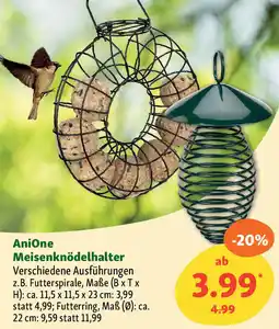 Fressnapf AniOne Meisenknödelhalter Angebot