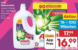 Netto Marken-Discount Ariel Waschmittel Angebot