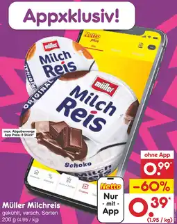 Netto Marken-Discount Müller Milchreis Angebot