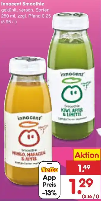 Netto Marken-Discount Innocent Smoothie Angebot