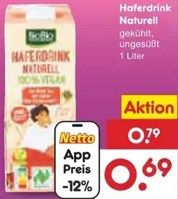 Netto Marken-Discount Haferdrink Naturell Angebot