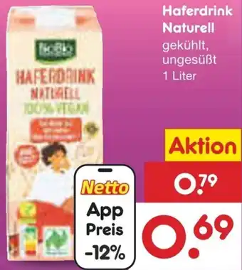 Netto Marken-Discount Haferdrink Naturell Angebot