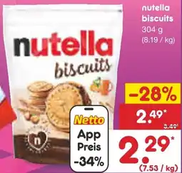 Netto Marken-Discount nutella biscuits Angebot