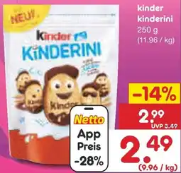 Netto Marken-Discount kinder kinderini Angebot