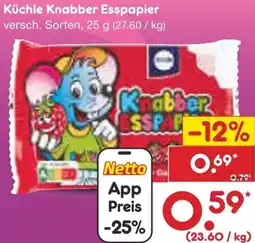 Netto Marken-Discount Küchle Knabber Esspapier Angebot