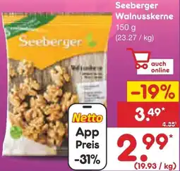 Netto Marken-Discount Seeberger Walnusskerne Angebot
