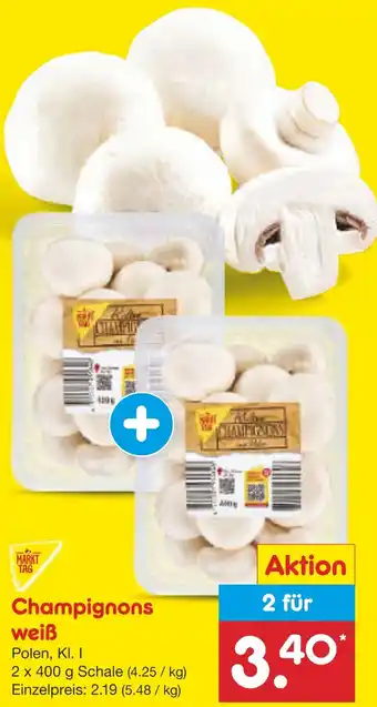 Netto Marken-Discount Champignons weiß Angebot