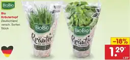 Netto Marken-Discount Bio Kräutertopf Angebot