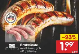 Netto Marken-Discount GUT PONHOLZ Bratwürste Angebot