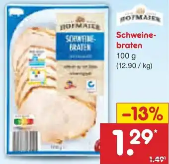 Netto Marken-Discount Hofmaier Schweinebraten Angebot