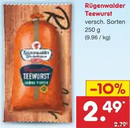 Netto Marken-Discount Rügenwalder Teewurst Angebot