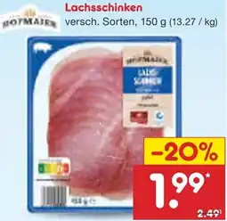 Netto Marken-Discount Hofmaier Lachsschinken Angebot
