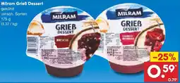 Netto Marken-Discount Milram Grieß Dessert Angebot