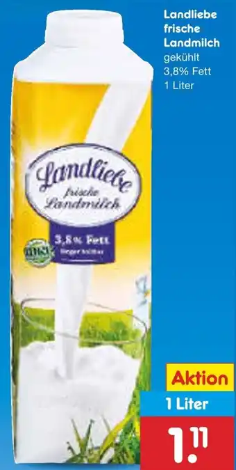 Netto Marken-Discount Landliebe frische Landmilch Angebot
