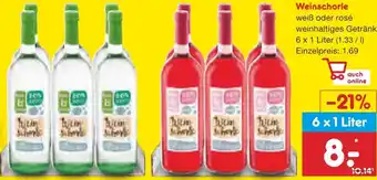 Netto Marken-Discount Weinschorle Angebot