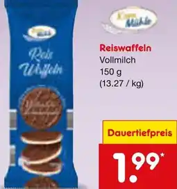 Netto Marken-Discount Korn Mühle Reiswaffeln Angebot