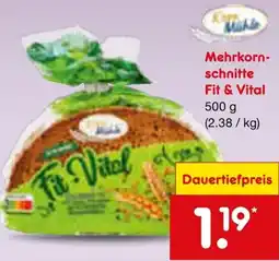 Netto Marken-Discount Korn Mühle Mehrkornschnitte Fit & Vital Angebot