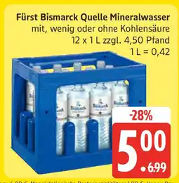 Marktkauf Fürst Bismarck Quelle Mineralwasser Angebot