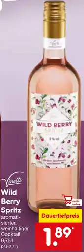 Netto Marken-Discount Vinetti Wild Berry Spritz Angebot