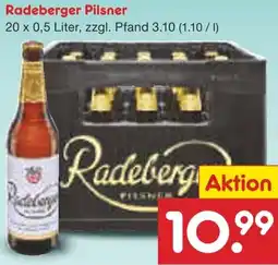 Netto Marken-Discount Radeberger Pilsner Angebot