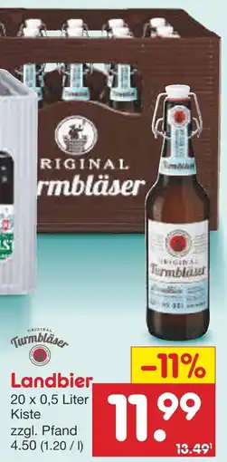 Netto Marken-Discount Turmbläser Landbier Angebot