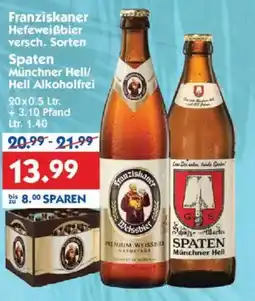 Hol'ab Getränkemarkt Franziskaner Hefeweißbier Angebot