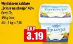 Mix Markt Weiẞkäse in Salzlake „Brinsa neschnaja" Angebot