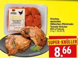 Edeka Herkules Frisches, deutsches Hähnchen-Ministeaks Tomate-Kräuter Angebot
