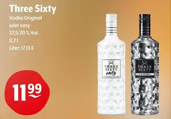Getränke Hoffmann Three Sixty Vodka Angebot
